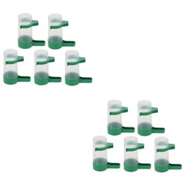 Levemolo 10 Bebederos Automáticos para Loros, Dispensadores De Agua para Pájaros, Bebederos para Pájaros, Comederos para Loros, Bebederos para Pájaros.