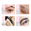MIYA LASH Wimpernlift- und Augenbrauen-Laminierungsset mit Tönung, Dunkelbraun