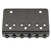 Musiclily 65mm Metal Fixed Hardtail Saddle Top Load Guitar Bridge