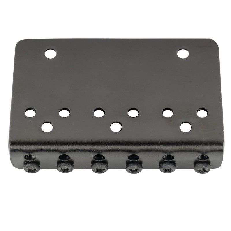 Musiclily 65mm Metal Fixed Hardtail Saddle Top Load Guitar Bridge