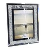 Wedding Anniversary 25th Silver Crystal Border 5 x 7 Photo