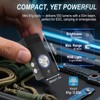 BORUIT EV30 Mini LED EDC Flashlight with 365nm UV Light,