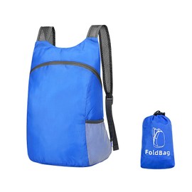 WisePoint Hiking Backpack, Water-repellent Backpack Camping Backpack for Men and Women, Foldable Backpack with Adjustable Straps (blue), Small