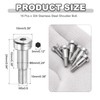 MECCANIXITY 16 Pcs 304 Stainless Steel Shoulder Bolt 6mm Shoulder