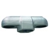 Morrison Bros. 155-0200AV Double Outlet T-Vent, FNPT, 1"