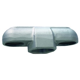 Morrison Bros. 155-0200AV Double Outlet T-Vent, FNPT, 1"