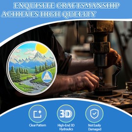 16 Year Sobriety Coin Valley Sunrise Sixteen Year Sobriety Chip Serenity Prayer AA Chips and Medallion Sun Chips Recovery Anniversary Token Sobriety Gifts for Men Women Alcoholics Anonymous Gift