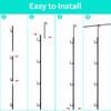 HapiRm Over Door Hat Rack - 2 Packs Hat Organizer