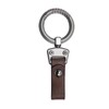 Titanium Carabiner Key Ring Clip, Leather Keyring, Quick Release Belt