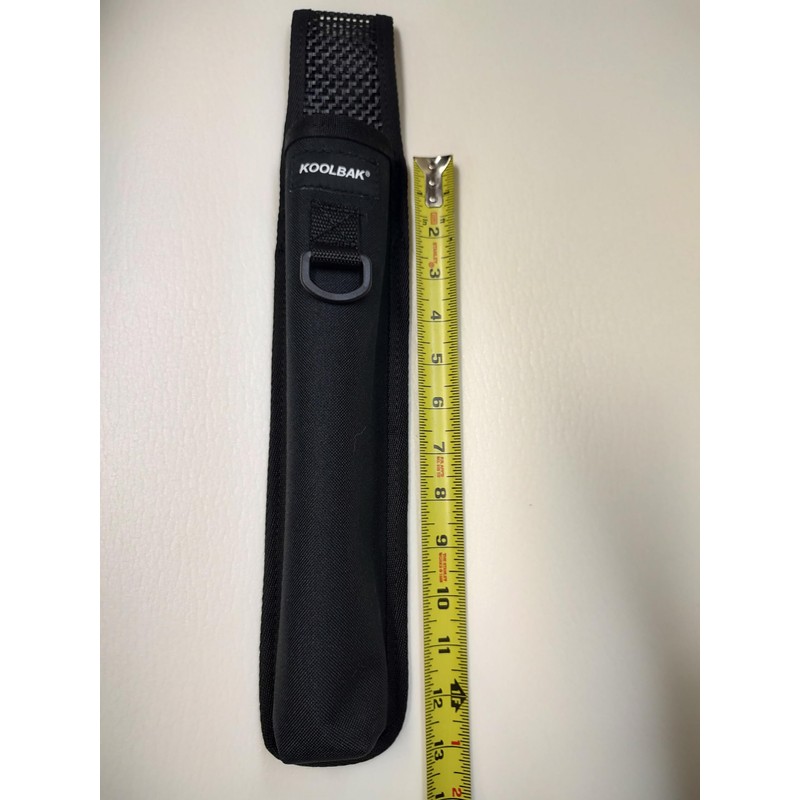 (Nylon Body) Narrow Holster for Wading Staff/Maglite/Club - 2" x