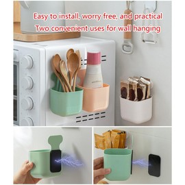 TQUXNGA Magnetische Aufbewahrungsbox zum Aufhängen an der Wand, für Küche, Knoblauch, Küche, Schrank, Tür, Kühlschrank