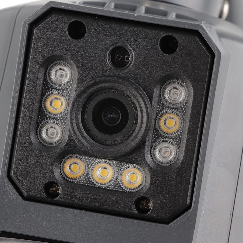 Smart Outdoor Camera 4MP Wireless Three Lens Remote Monitor Auto