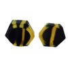 Gentcy 26ml 1PCS Black Hexagon Silicone Container Honeybee Silicone Jar