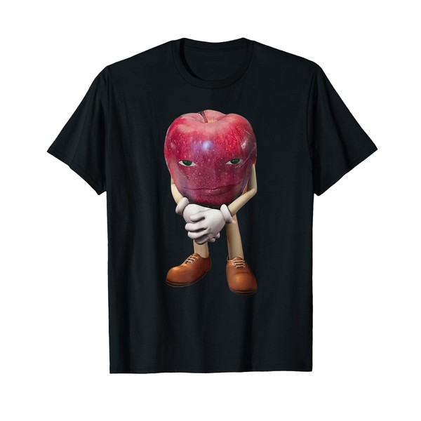 Me Asf Apple Funny Apple Face Meme Wapple T-Shirt
