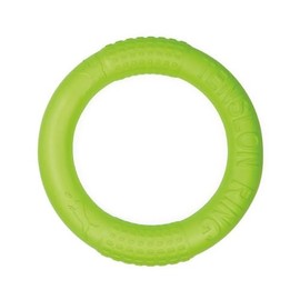 Record - Swimming Ring for Dogs - Size: Diameter 26.5 cm - Green Colour - Dog Game in Water - Made of EVA - Strong and Durable Material - Easy to Grip
