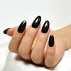 Black Gold Glitter Nail Polish, Quick Dry Shimmer Nail Lacquer