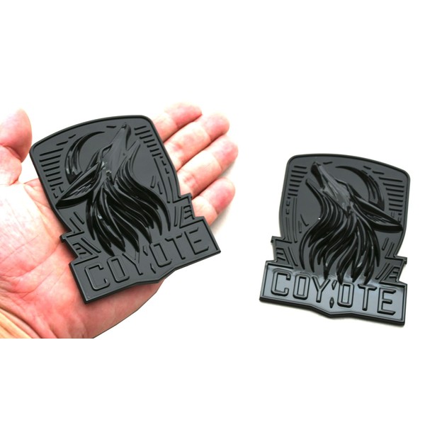 2Pcs New Custom Dark Horse Style Emblems Door Left Right