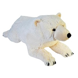 WILD REPUBLIC Jumbo Polar Bear Plush, Giant Stuffed Animal, Plush Toy, Gifts for Kids, 30 Inches