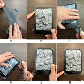 ZhaoCo Universal Detachable Case for 7'' Kindle Colorsoft Signature Edition (1st generation) 2024 / Kindle Paperwhite (12th generation) 2024, 6.8'' Kindle paperwhite (11th generation) 2021 - Grey