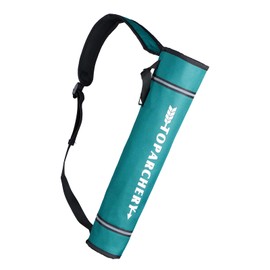 TOPARCHERY Arrow Quiver Archery Back Quiver Hip Large Quiver Arrow Holder Canvas Target Practice Shooting Arrow Bag (Green)