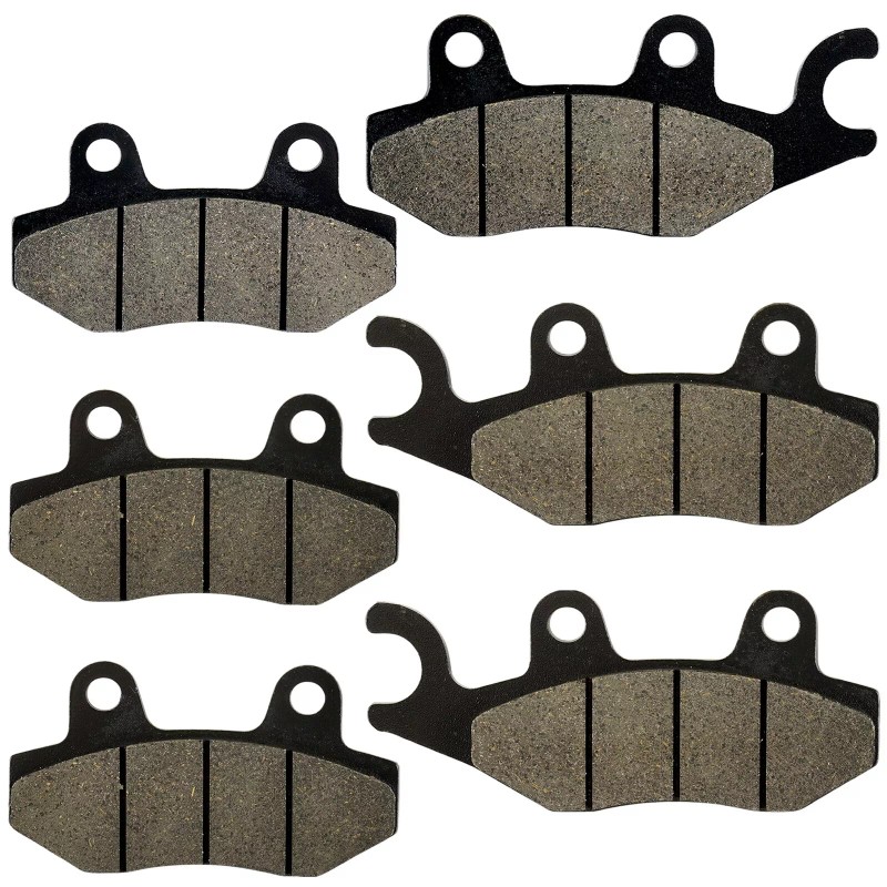 Caltric Front Rear Brake Pads for Can-Am Commander 1000 2011-2017