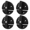 4 Sets Boat Cabinet Twist Latch Reinforced Nylon 59mm Round