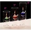MEMEOKON Glass Oil fire Warm Light Borosilicate Includes Bliss Suspended