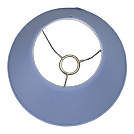 FenchelShades.com Lampshade 5" Top Diameter x 10" Bottom Diameter x 8" Slant Height with 6" Drop Slip Uno Attachment (Periwinkle)