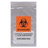 Specimen Zip Transport Bag 6W x 9H with Orange Biohazard