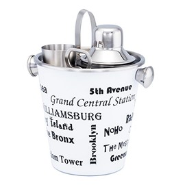 6 Pc. "Soho" Mini Bar Set, Stainless Steel