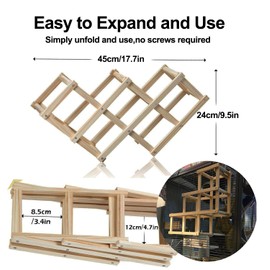 Wooden Rat Climbing Toys, Natural Pet Cage Accessories Climbing Ladder, Fancy Rats Enrichment Toys Activities, Hanging Rat Toys for Pet in Cage Playing Chewing