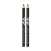 Renova Lapiz Delineador Duo Parpados y Cejas, color Negro, 2.2
