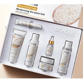 Bioaqua Kit Completo Arroz Skincare Aclarante Antiarrugas