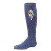 MeMoi Girls' Tie-Dye Popsicle Knee-High Socks Denim 2