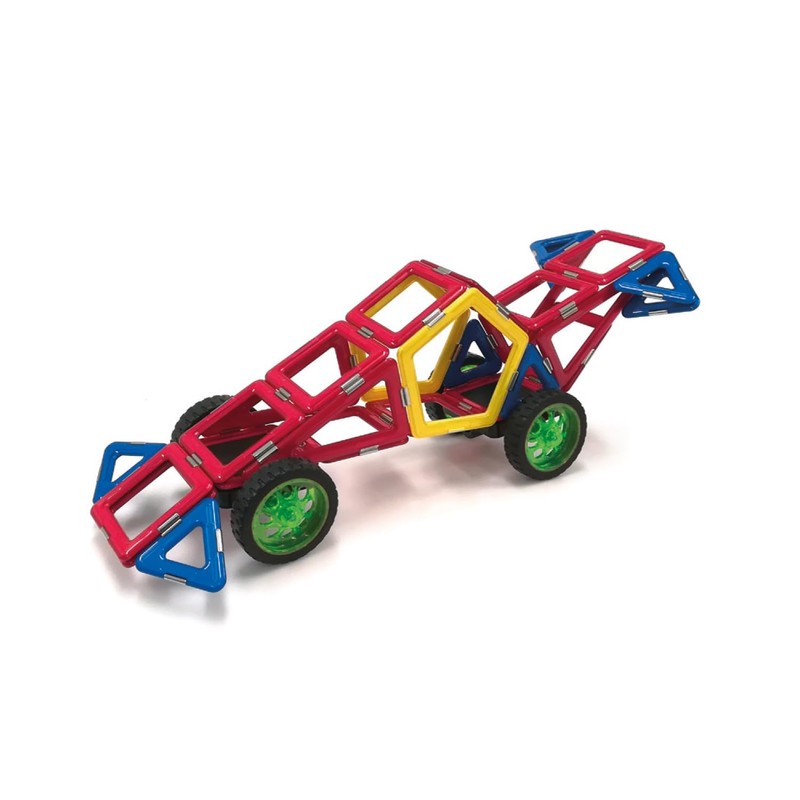 GeoSmart – RoboRacer, Magnetic Construction Set, 36 pcs, 3+ Years