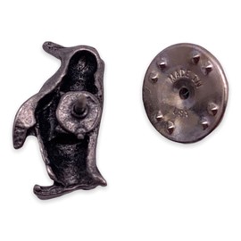 StockPins Penguin Lapel Pin – Satin Pewter Animal Pin for Men and Women, Cute Penguin Pin for Jackets, Hats, Backpacks, and Collectors 10-Pack