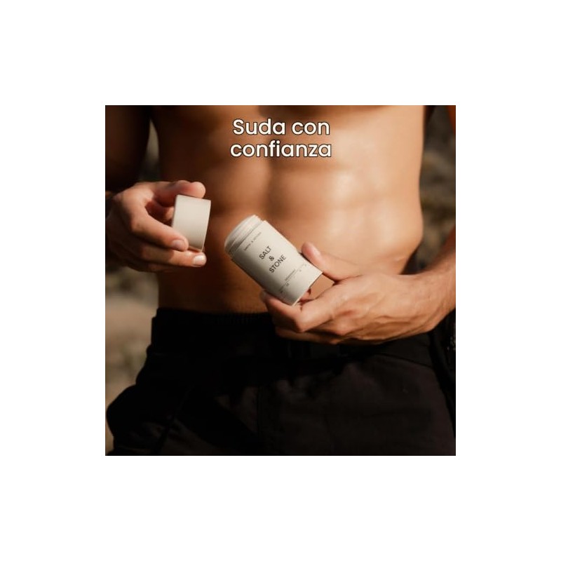 Salt & Stone - Trío Desodorante Natural Extra Fuerte (Santal,