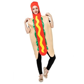 PGOND Unisex Hot Dog Costume Adult