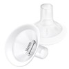 2pcs 14mm Soft Rim Flanges with 106 Degree Wider Opening