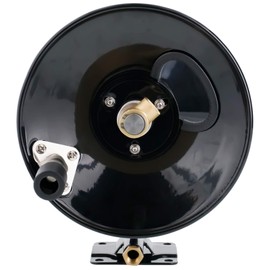 Steel Dragon Tools 4000 PSI 50' Black Powder Coated Pressure Washer Hose Reel