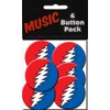 C&D Visionary Grateful Dead Bolt 1.25" Button (6-Piece)