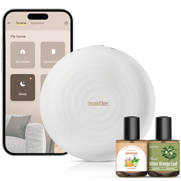 SenseFlow Smart Dual Fragrance Diffuser SF201S - Adjustable Natural Atomizer