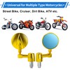 REPAIROCK 1 Set Motorcycle Rear View Mirrors Bar End Side