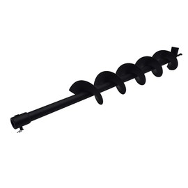 ALL-CARB Auger Drill Bit 4 x 31 inch Garden Auger Spiral Drill Bit Earth Auger Bit Post or Umbrella Hole Digger with 3/4 Shaft