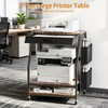 Housolution Large Printer Stand, 3 Tier 22 x 18 Inch