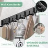 Bosdontek 2 Pack Wall Coat Racks, Heavy Duty Coat Hooks
