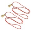 2Pcs Buddhist Pendant Vairocana Stupa Shaped Buddhism Necklace Clothing Bag