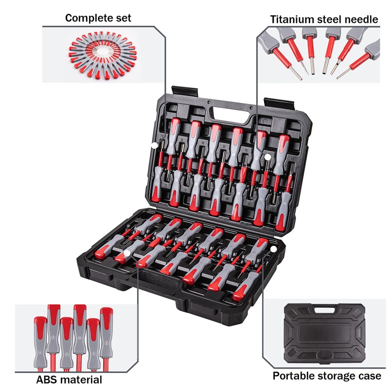 Gickbusus 26 PCS Terminal Removal Tool Kit, for Replace The