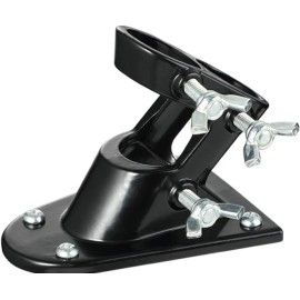 Unbranded Anley Two-Position Flag Pole Holder Mounting Bracket with Hardwares - 1" Dia