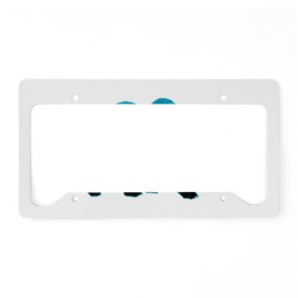 CafePress A Blue Moon License Plate Holder Aluminum License Plate Frame, License Tag Holder